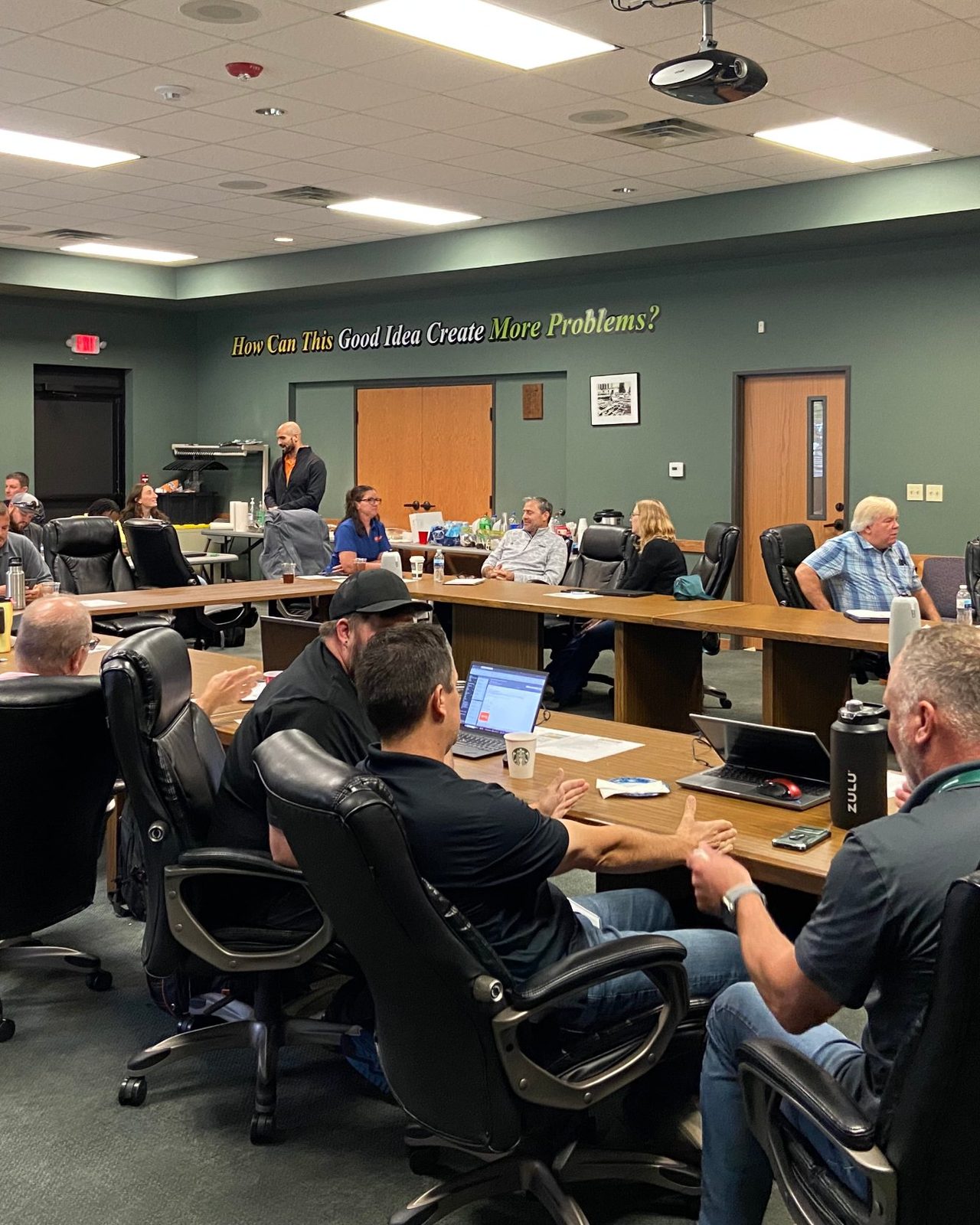 MANGO members collaborating at a safety event